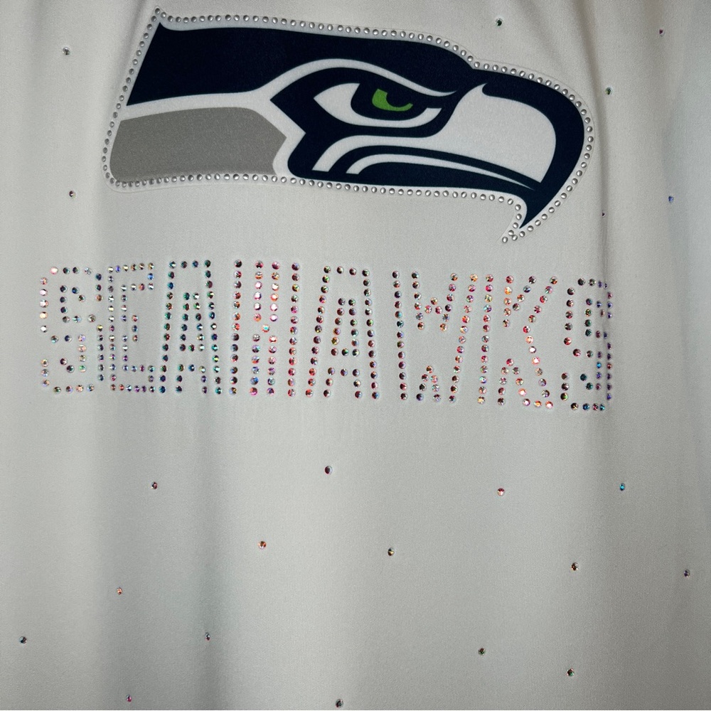 Seattle Seahawks Rhinestone Jersey [3R] - Picture 7 of 8